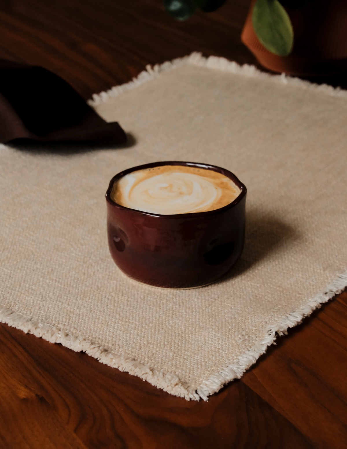 Tasse à cappuccino - Bordeaux