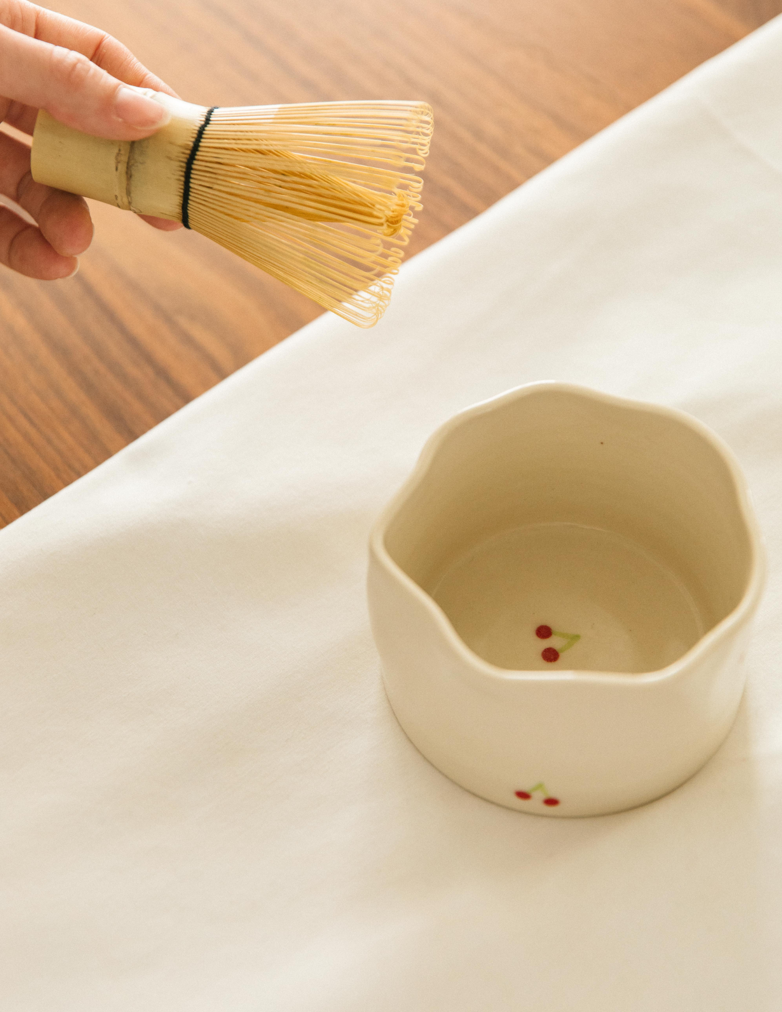 Bol à matcha - Cerise