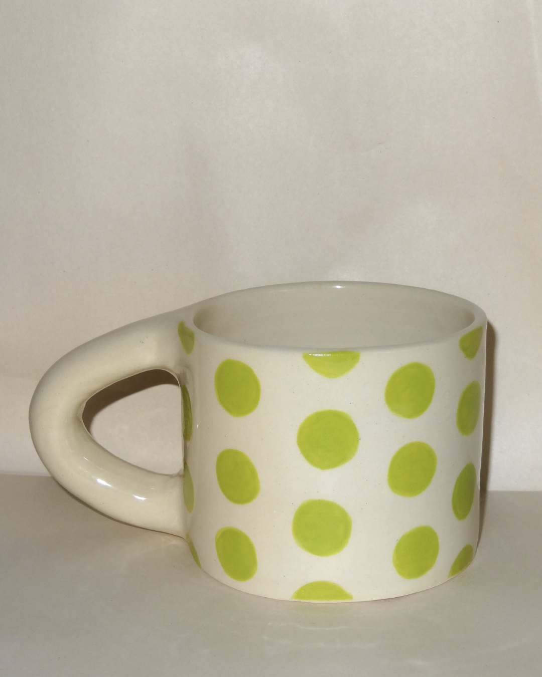 Tasse standard Pois Verts