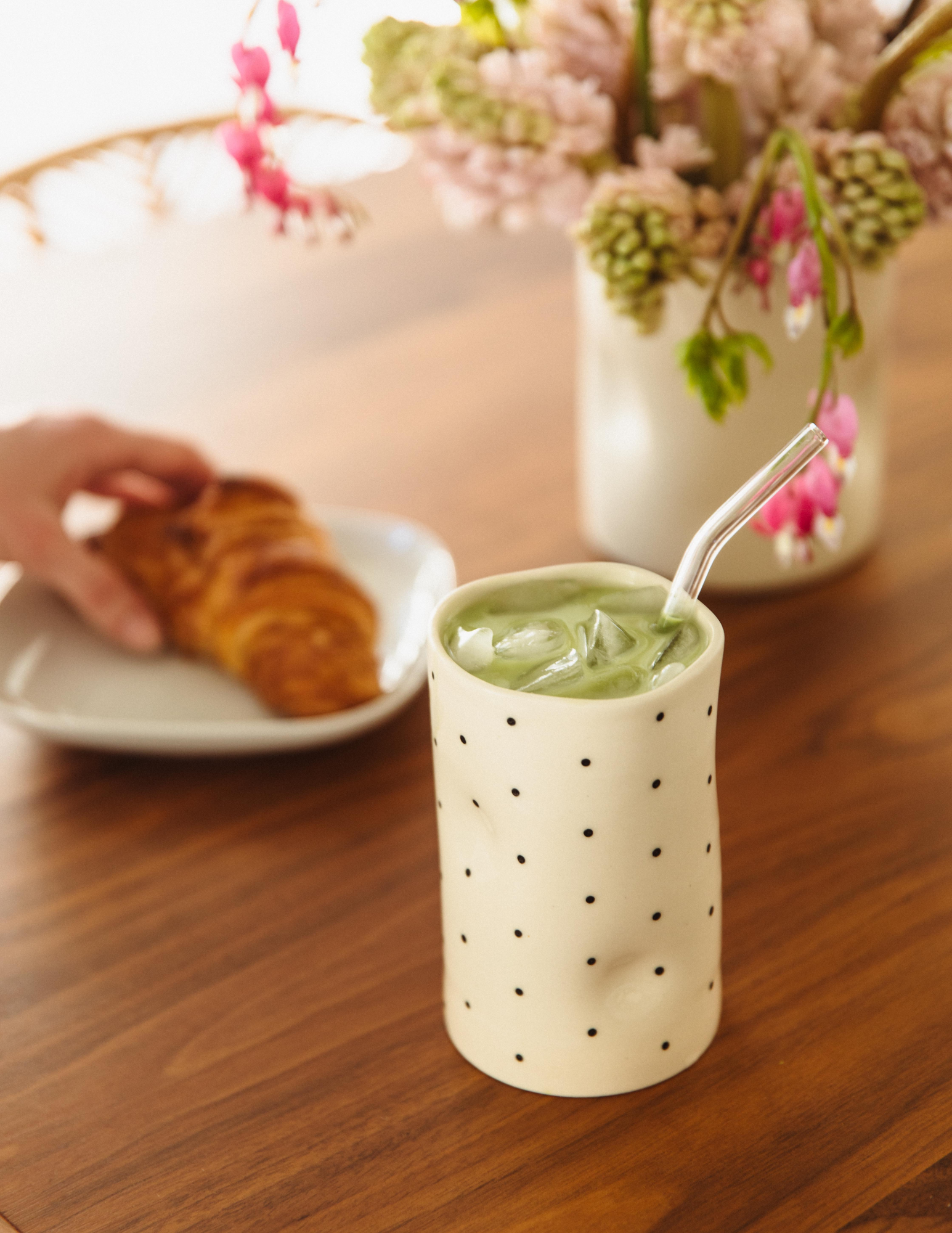 Tasse à boisson glacée - Polka Dots