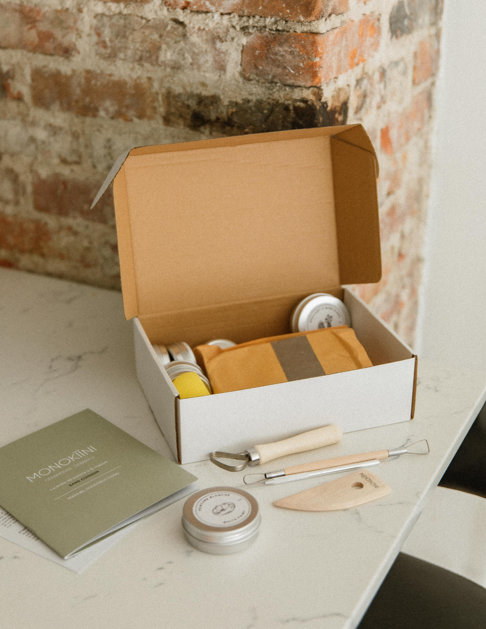 Boîte de poterie à la maison - AVEC CUISSON ( usage alimentaire )