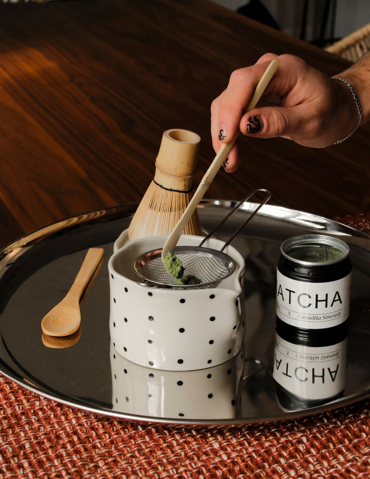 Matcha set - Polka Dots