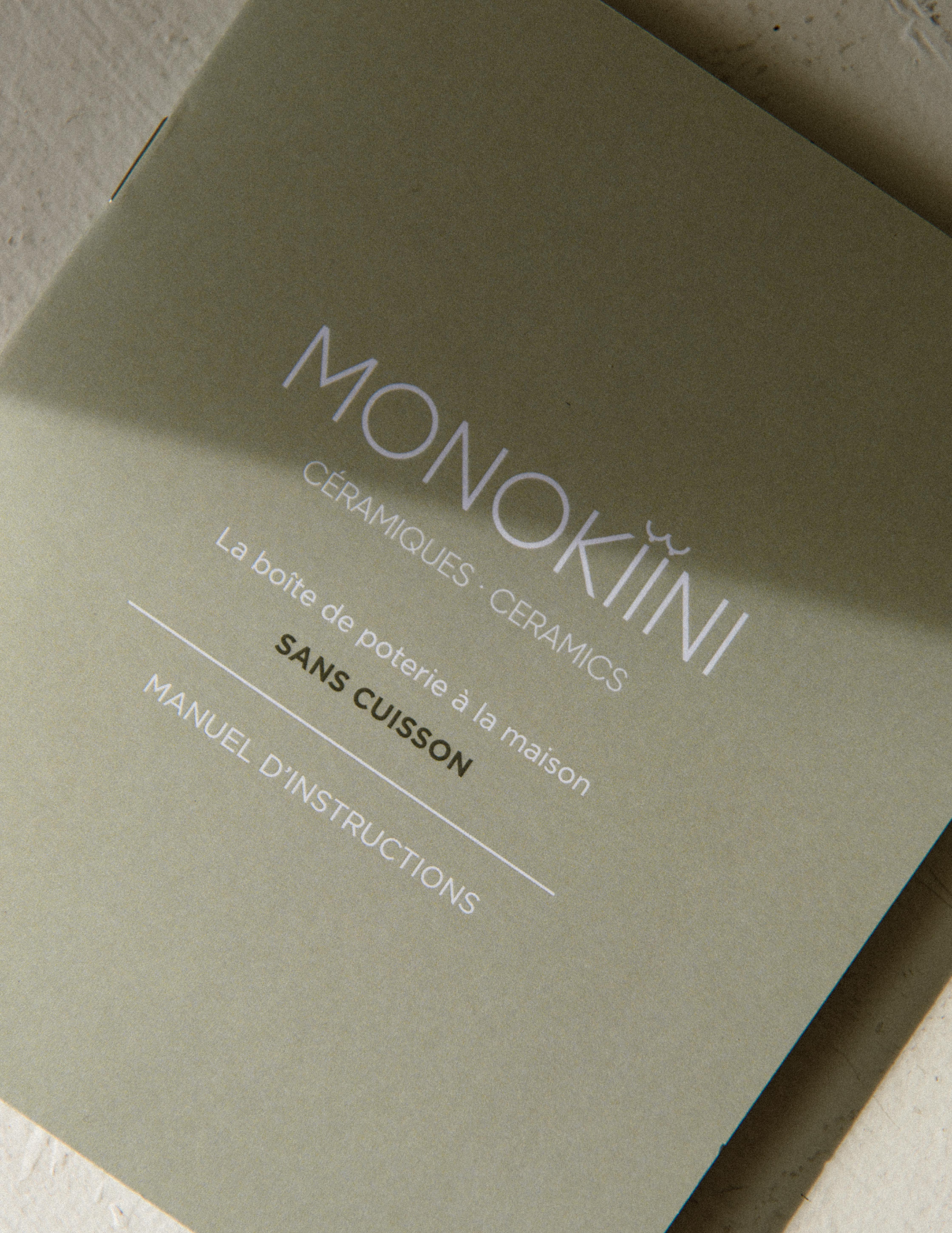 Boîte de poterie à la maison (sans cuisson pour usage décoratif)