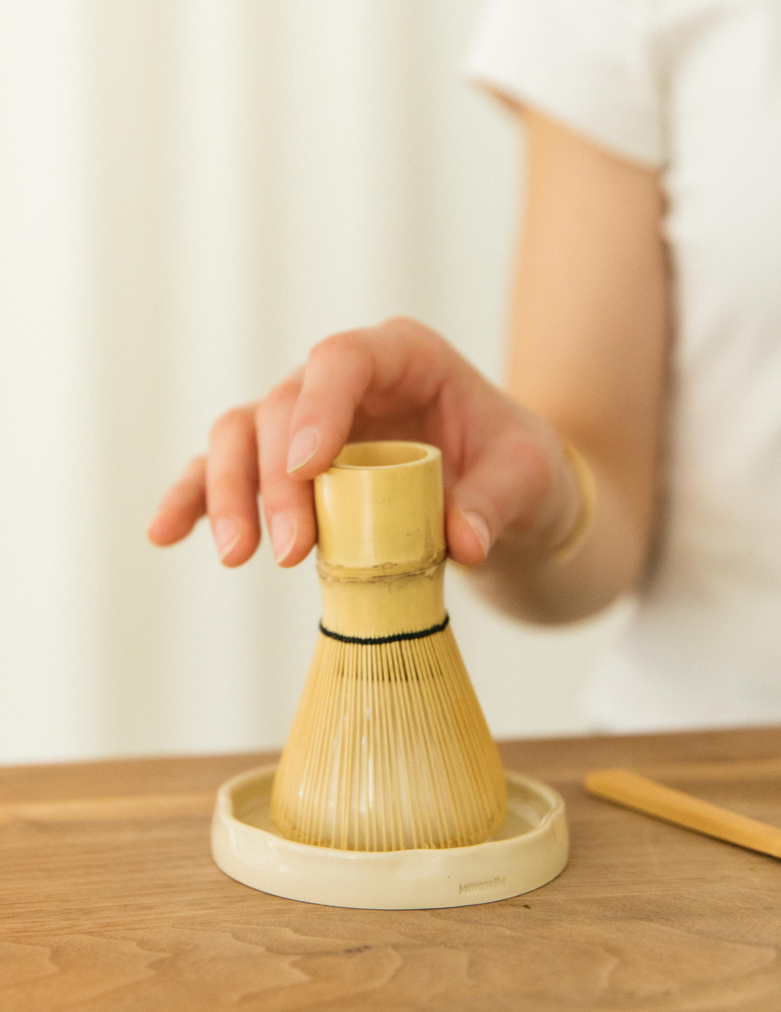 Support à fouet à matcha