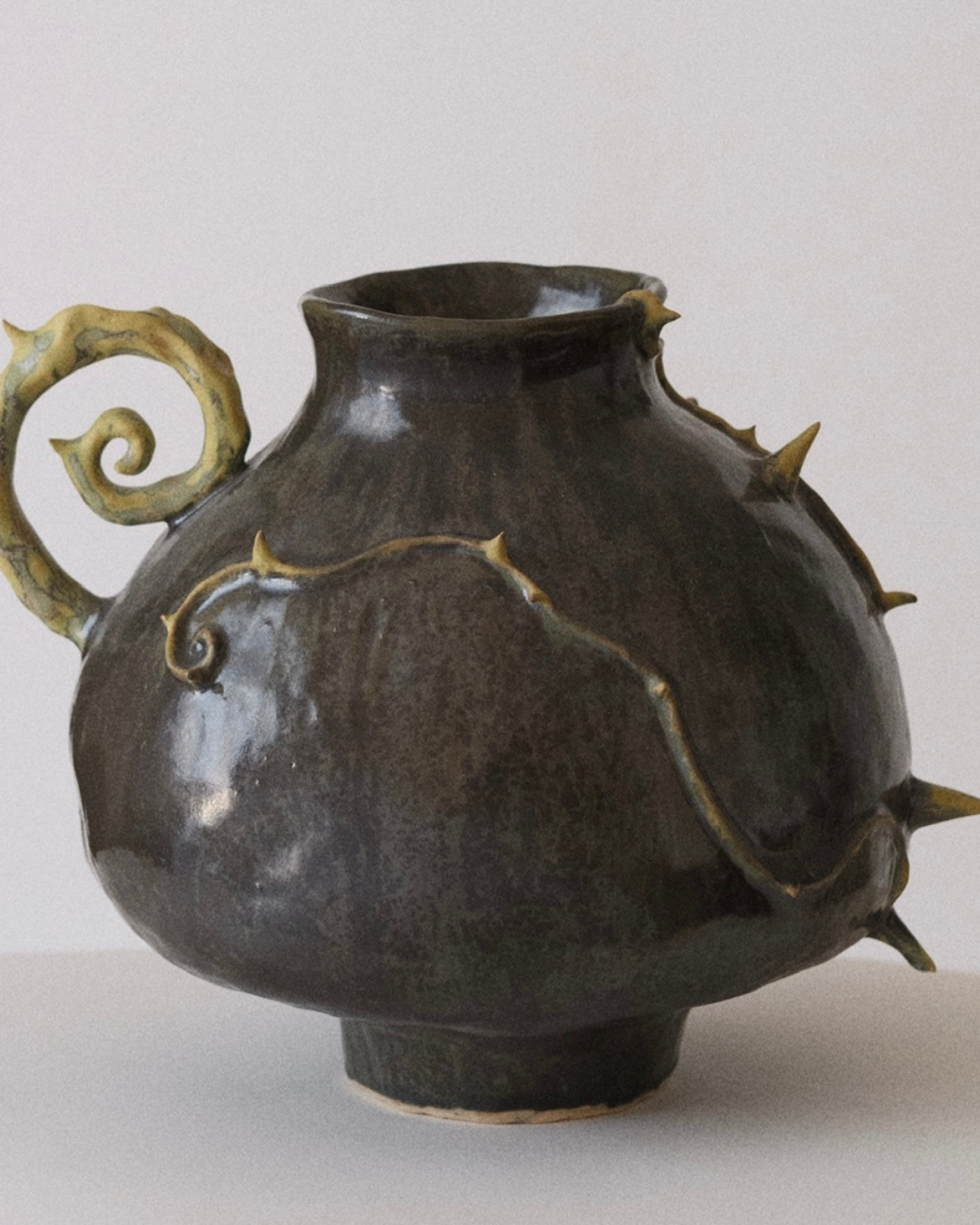 Vase - Tourbillon vert Mousse