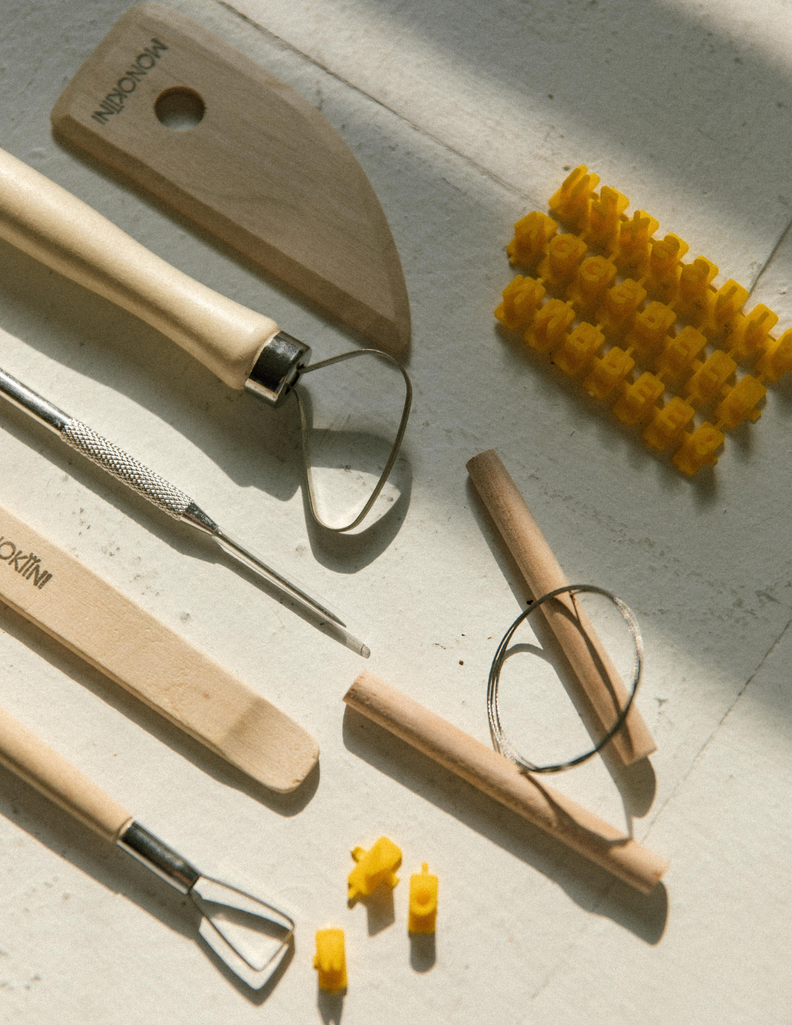 Boîte de poterie à la maison (sans cuisson pour usage décoratif)