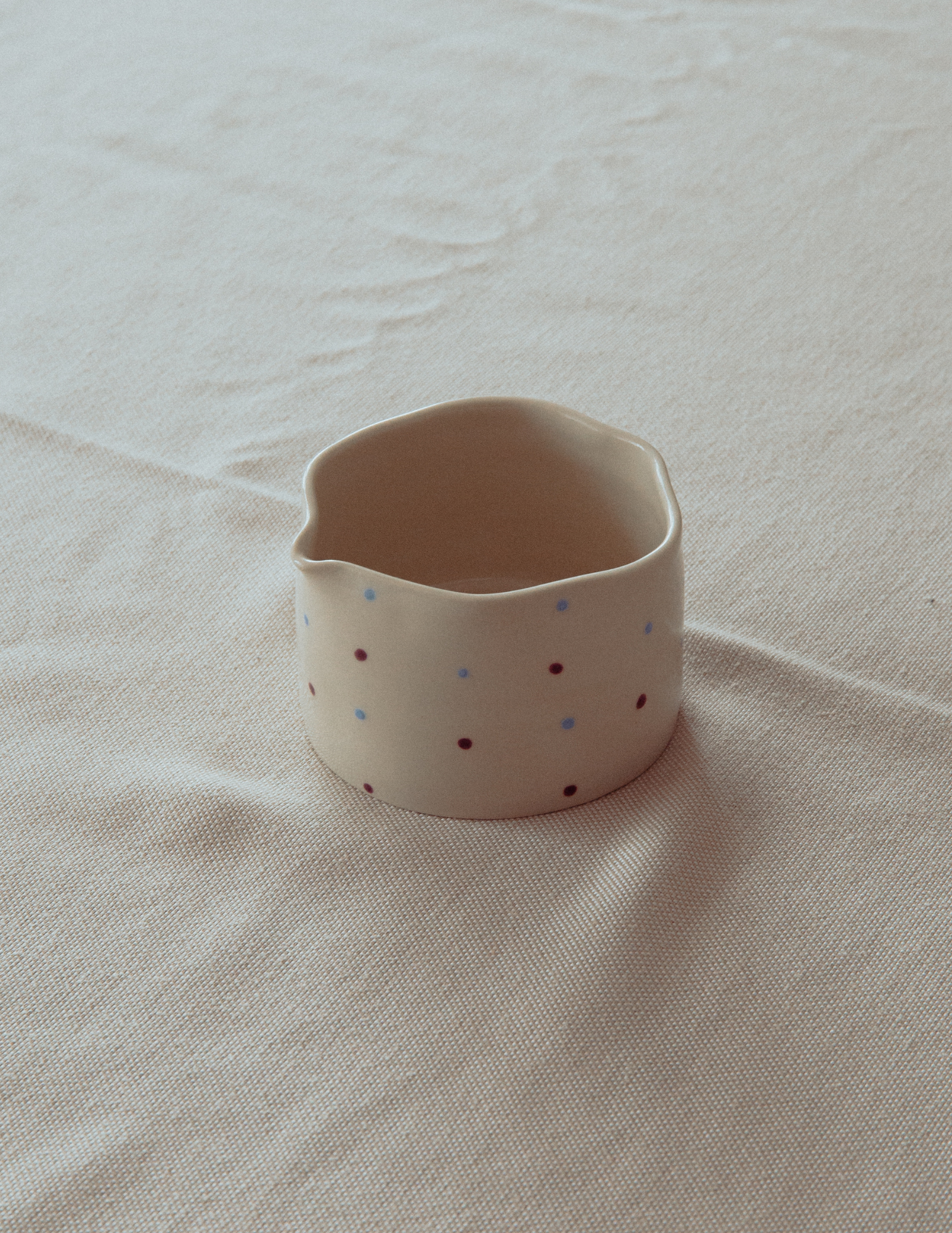 Bol à matcha - Polka Dots Ciel et Vin