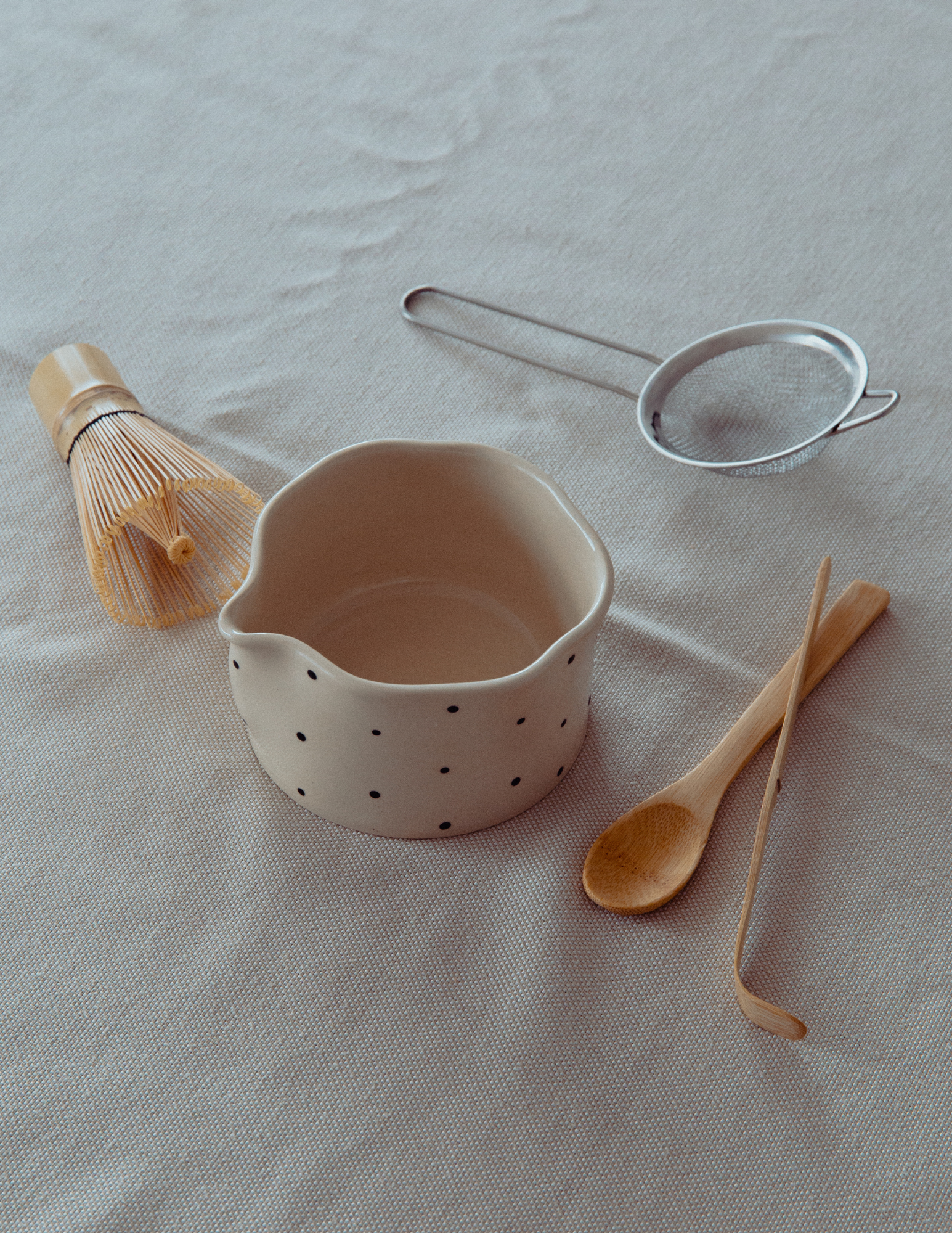 Ensemble à matcha - Polka Dots
