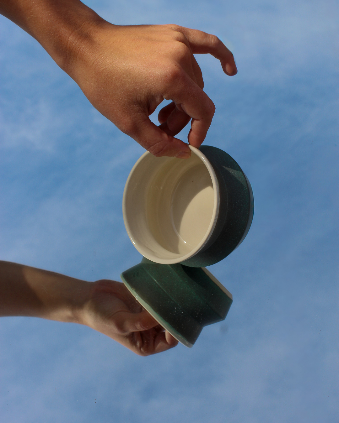 Tasse Angulaire - himmelsholms/blanche