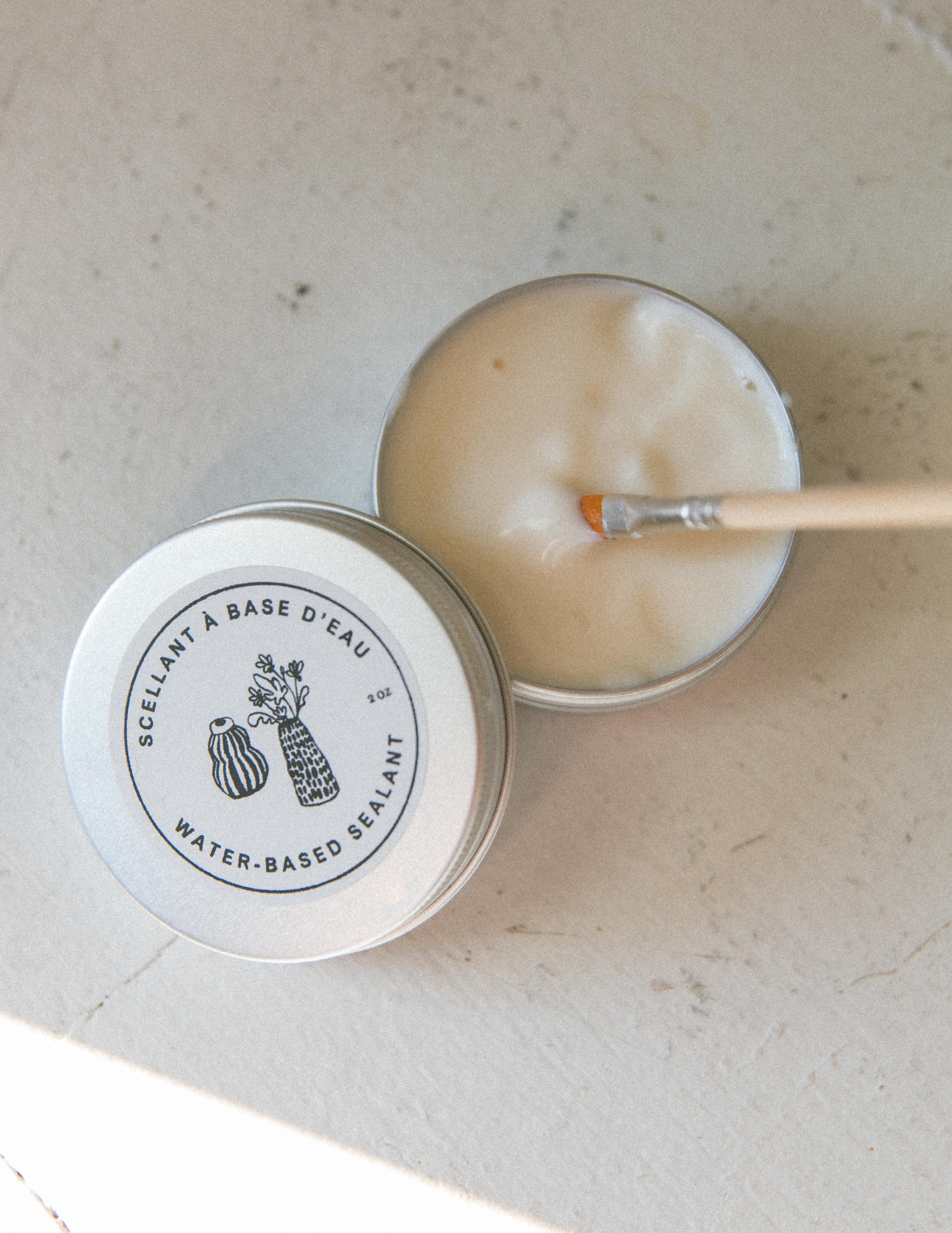 Boîte de poterie à la maison (sans cuisson pour usage décoratif)