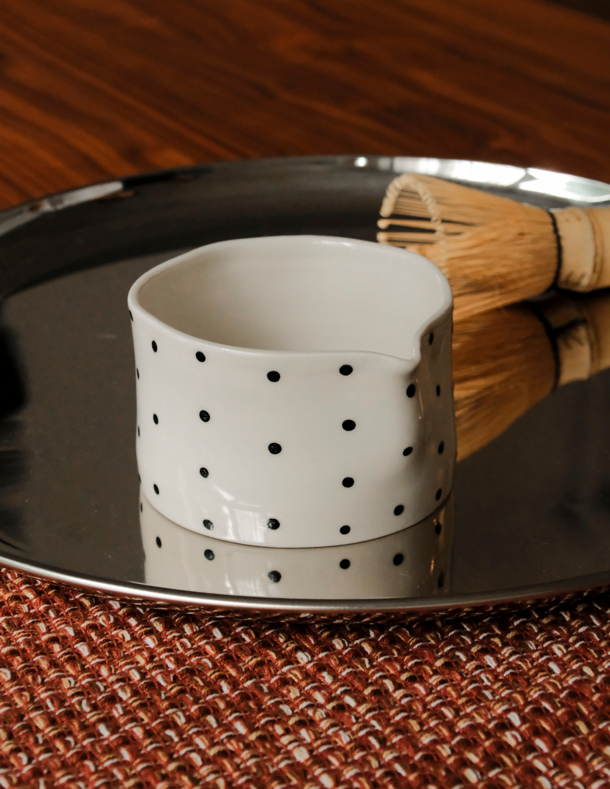 Matcha bowl - Polka Dots