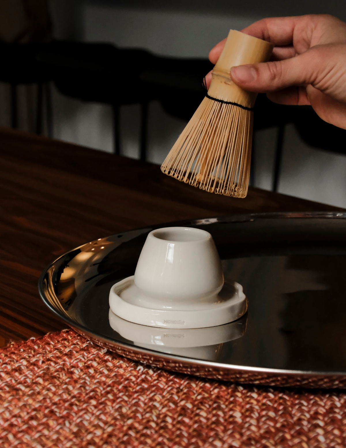 Matcha whisk stand