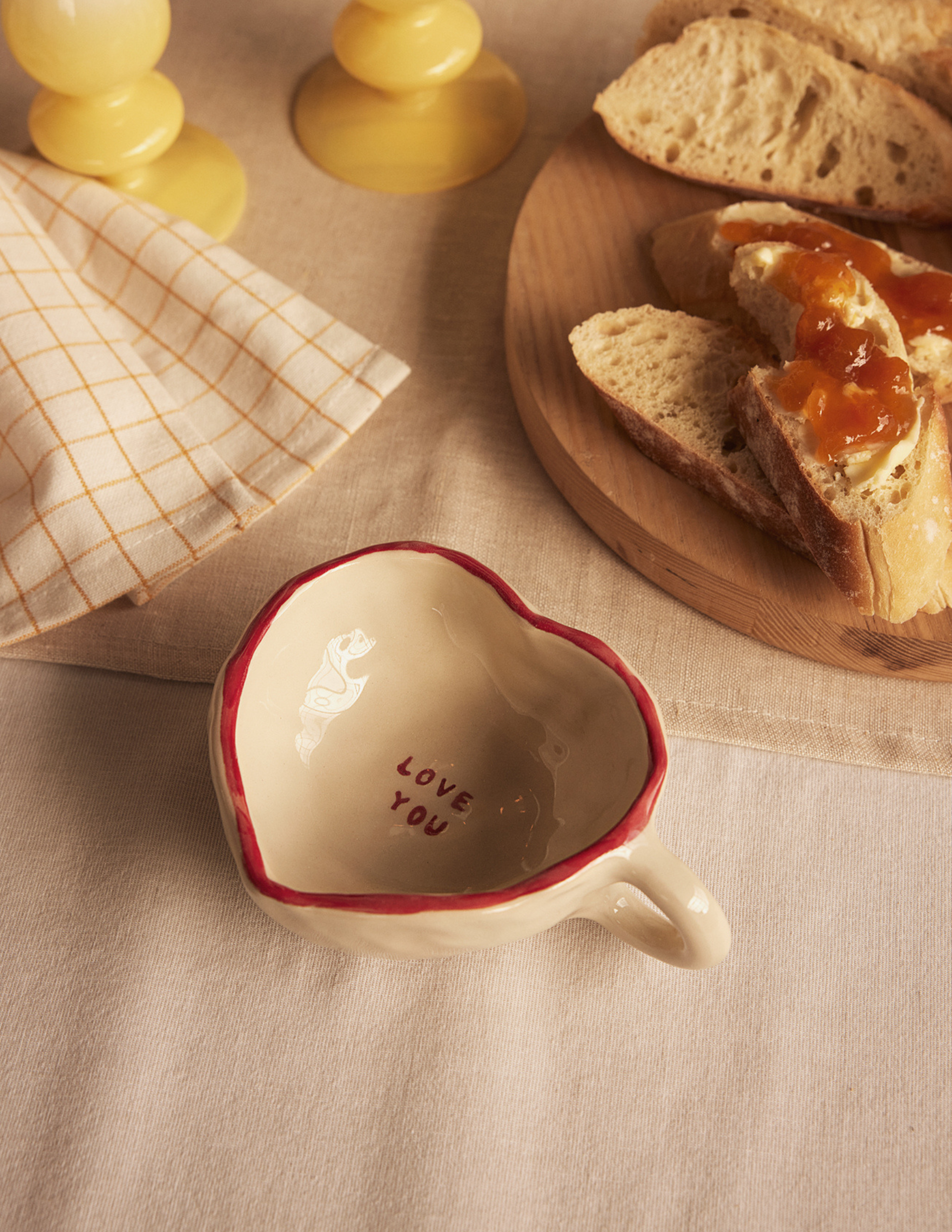 Tasse à café façonnée - Love you