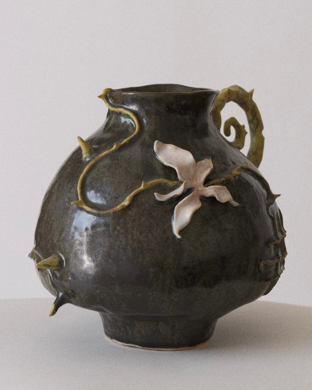 Vase - Tourbillon vert Mousse