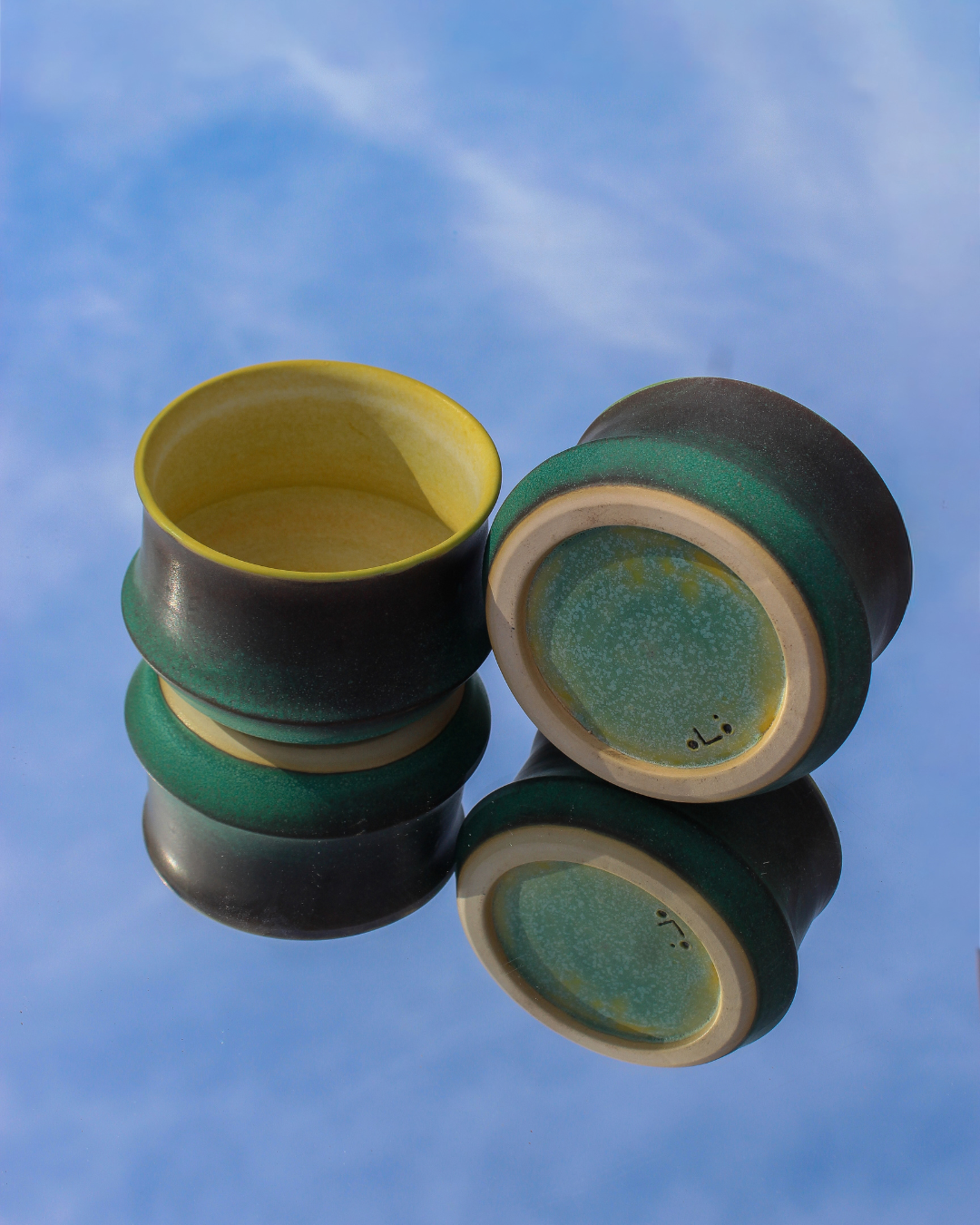 Tasse Évasée - himmelsholsm / jaune