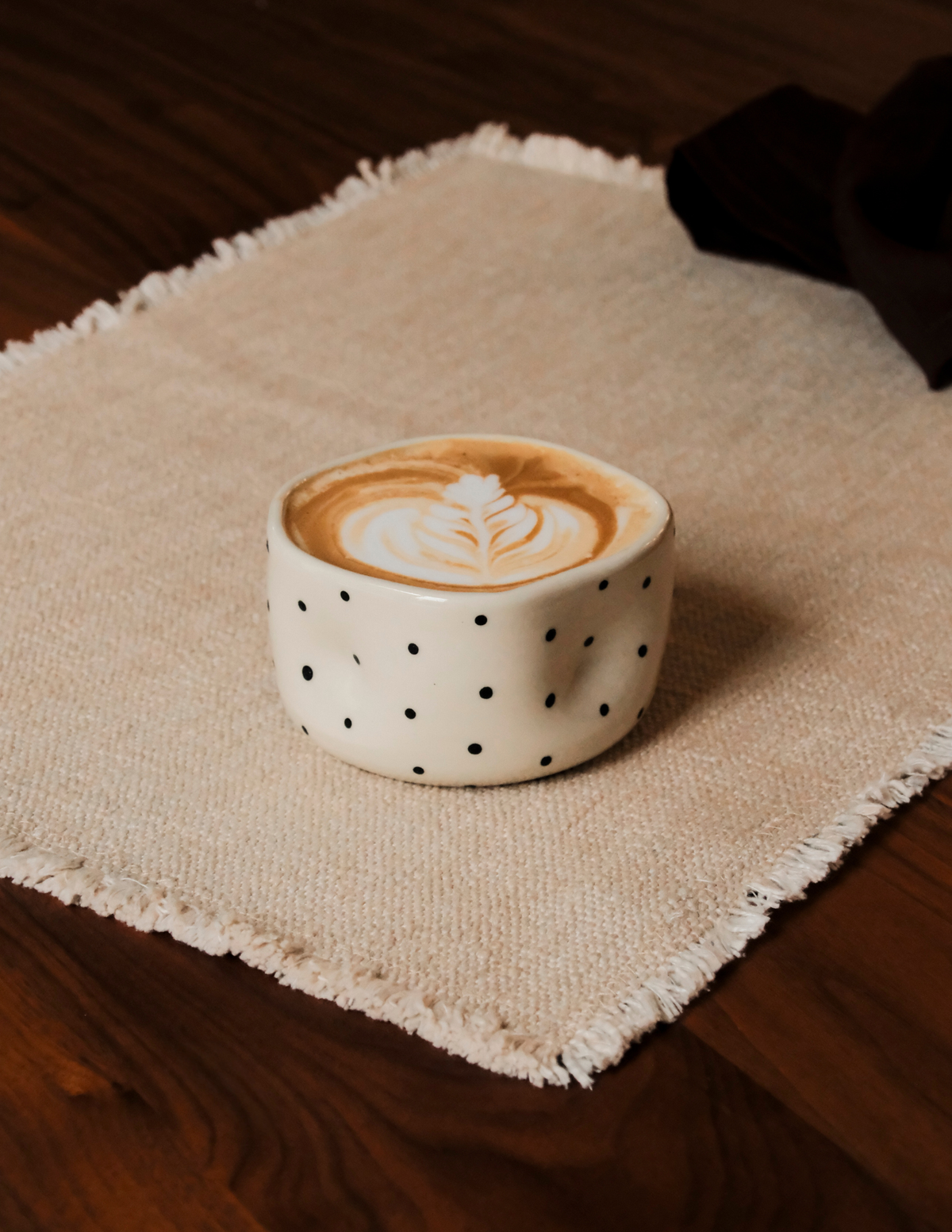 Cappuccino cup - Polka Dots