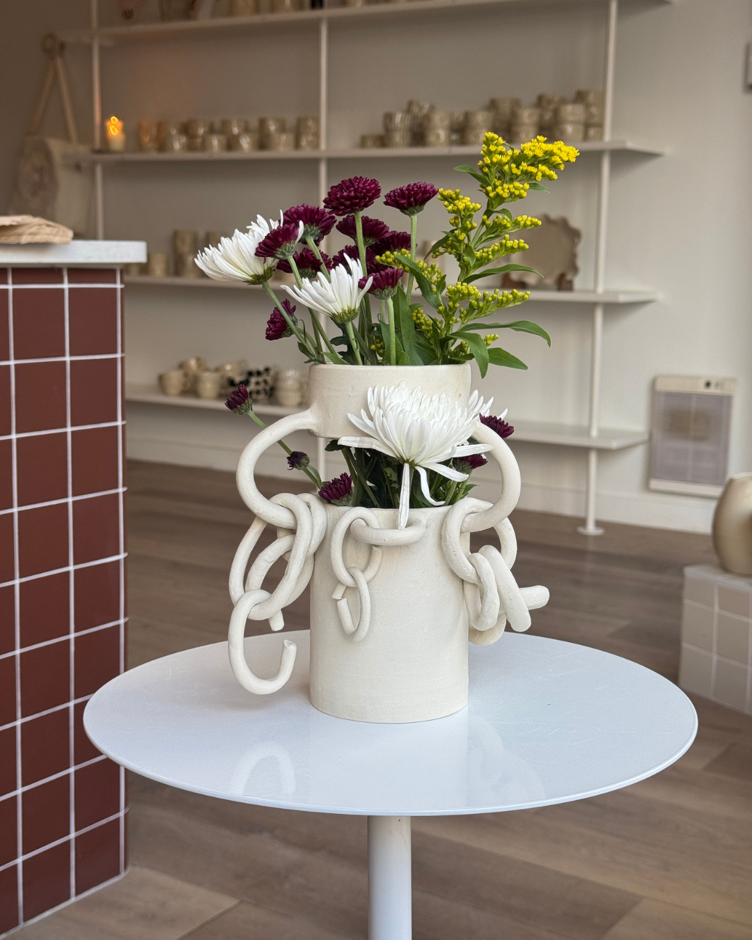 Vase chaînes
